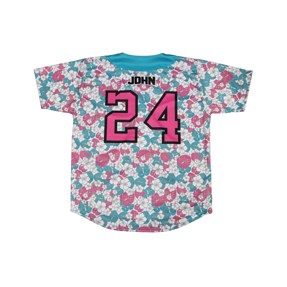 Full-Button Custom Baseball Jersey — Areli Sportswear